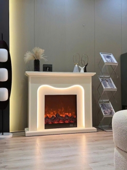 Lắp đặt lò sưởi giả củi carbon cho Mai Châu Hideaway