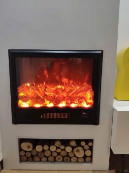 Thi công lò sưởi giả củi carbon cho Long Cốc Ecolodge