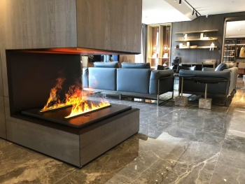 Thi công lò sưởi sương mù tại Dalat Edenseen Lake Resort & Spa