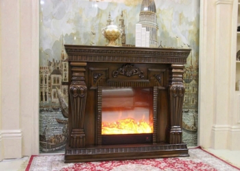 Những mẫu vách tivi đá marble kết hợp lò sưởi đẹp