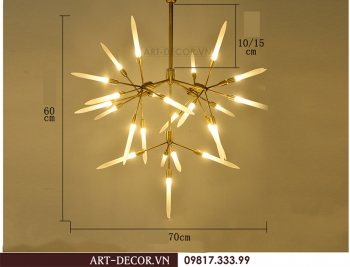 Đèn thả pha lê cao cấp DCC 026