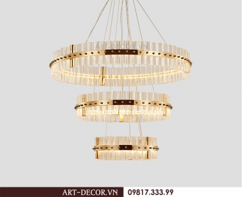 Đèn chùm hiện đại trang trí phòng khách DCC 031