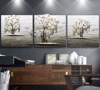 Tranh 3D cây decor trang trí TSA 041