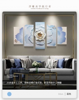 Tranh 3D trang trí nội thất biệt thự TS 027