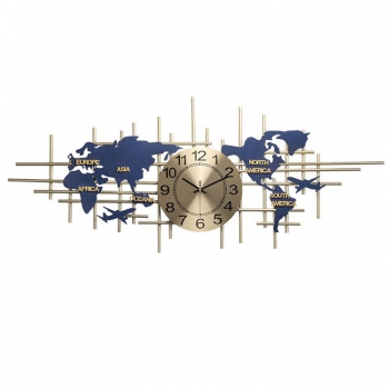 Đồng hồ bản đồ thế giới hiện đại DNA 043