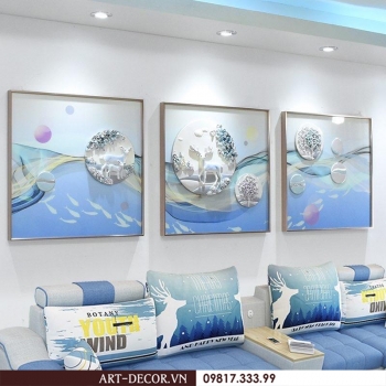 Cách lựa chọn tranh trang trí nội thất cho không gian biệt thự