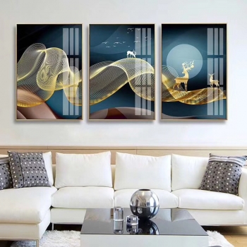 Trang trí phòng khách, trang trí phòng ngủ sử dụng tranh decor mới 2020