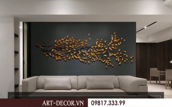 Decor trang trí cây lá tinh tế, ấn tượng TS 093