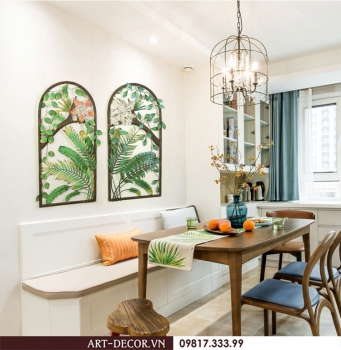 Tranh hoa trang trí nội thất phòng khách TS 107