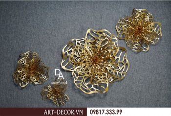 Tranh sắt treo tường trang trí phòng khách TS 114