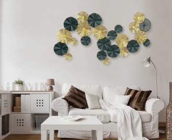 Tranh sắt treo tường sen vàng cao cấp TS 172