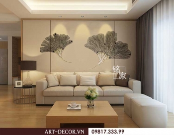 Decor trang trí treo tường tán lá cây TS 176