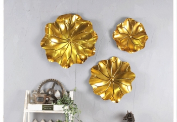 Decor sen vàng gắn tường TS 224