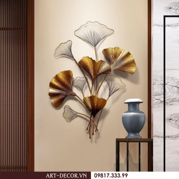 Tranh lá cây Ginko treo tường TS 228