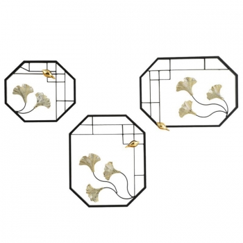 Tranh decor lá vàng trang trí nội thất TS 259