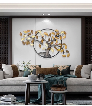 Cây decor kim loại treo tường TS 364