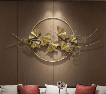 Tranh lá Ginko trang trí nội thất TS 577