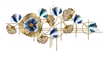 Hoa sắt Ginko mạ trang trí nội thất TS 600