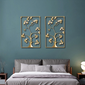 Tranh cây sắt mạ trang trí TS 612