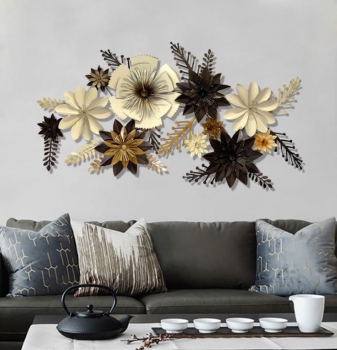 Tranh kim loại hoa trang trí nội thất TS 618