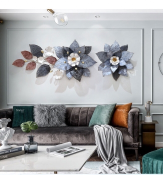 Hoa decor kim loại trang trí nội thất độc đáo TS 638