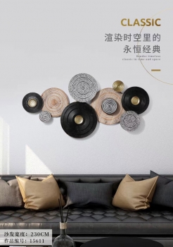 Decor kim loại gắn tường trang trí nội thất TS 666