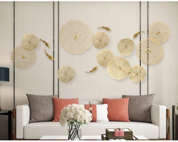 Decor sen kim loại trang trí nội thất TS 663