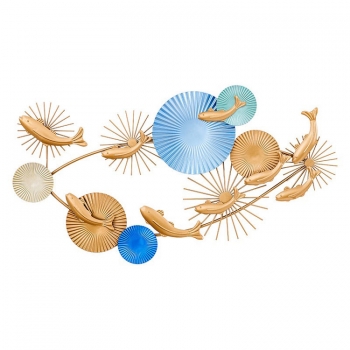 Tranh cá lá sen trang trí nội thất TS 703