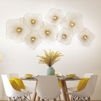Decor hoa trang trí kim loại ấn tượng TS 808