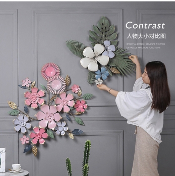 Decor hoa nghệ thuật trang trí phòng khách TS 817