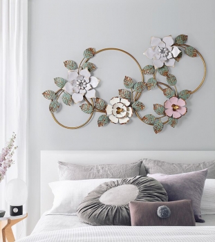 Tranh decor hoa nghệ thuật trang trí TS 816