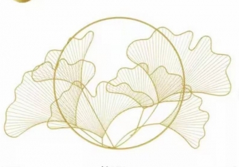 Tranh sắt lá Ginko trang trí nội thất TS 813
