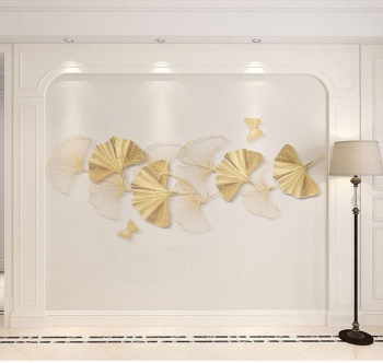 Decor lá Ginko trang trí nội thất ấn tượng TS 825