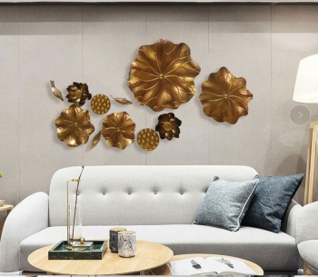 Set cá sen decor kim loại trang trí nội thất TS 830