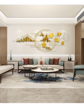 Tranh Decor núi trang trí nội thất phòng khách TS 822