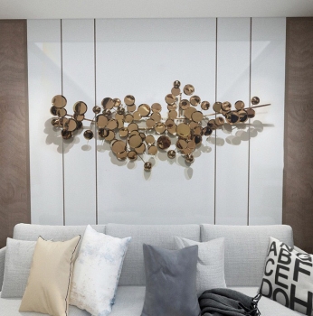 Tranh decor tròn hiện đại, nhập khẩu TS 850
