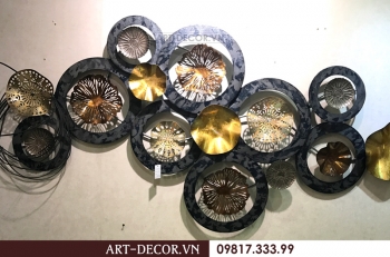 Tranh sắt trang trí hiện đại TS 025