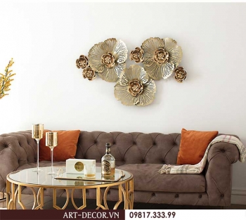 Tranh sắt trang trí hoa mai TS 027