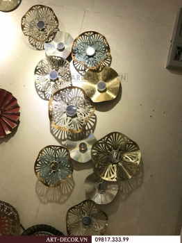 Tranh sắt decor phòng khách TS 030