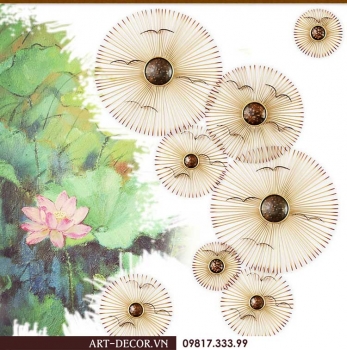 Tranh sắt phòng khách TS 037