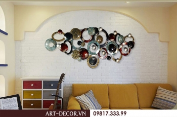 Tranh chất liệu kim loại trang trí TS 045