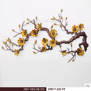 Tranh hoa mai cao cấp TS 052