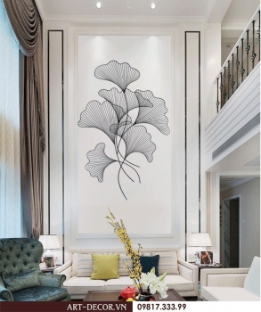 Tranh lá decor trang trí hiện đại TS 055