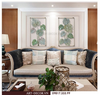 Tranh sắt decor trang trí phòng khách TS 062
