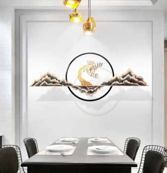 Tranh nghệ thuật núi decor gắn tường TS 437
