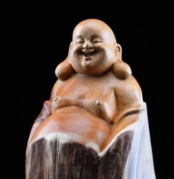 Phật di lặc gỗ trang trí TGA 011