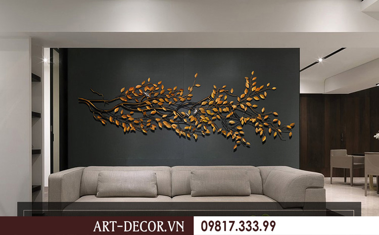 cách chọn tranh treo tường phòng khách 1