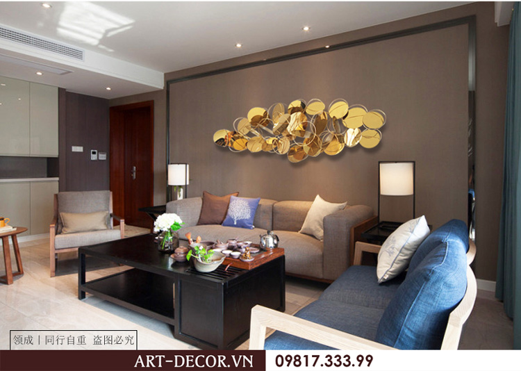 cách chọn tranh treo tường phòng khách 5