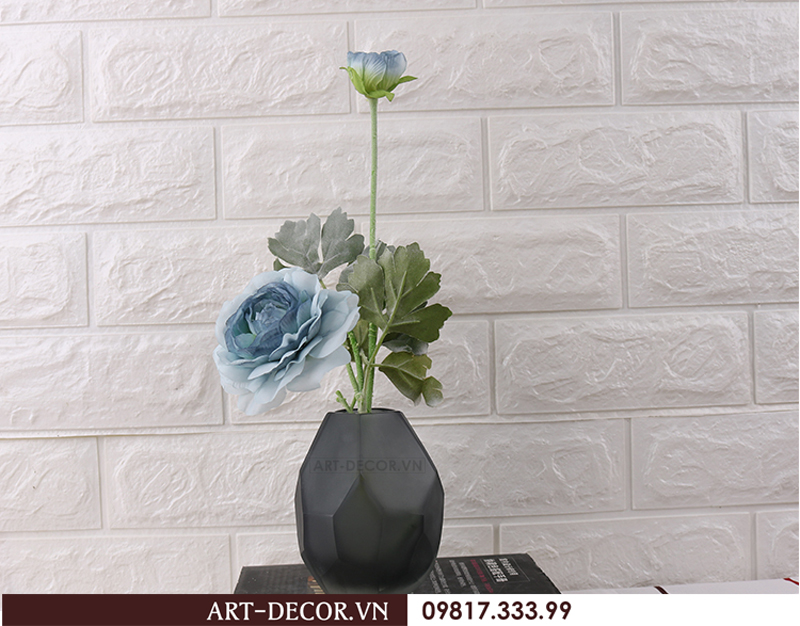 Bình hoa thủy tinh Cubes hiện đại BH 005 6