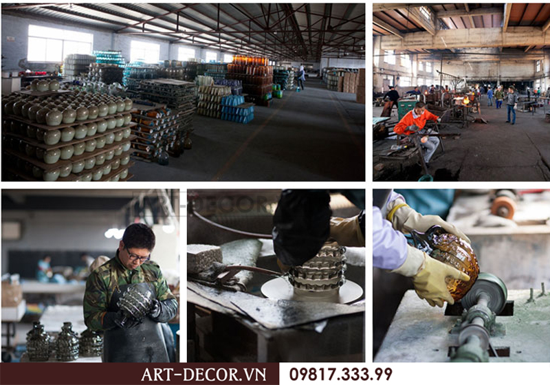 Bình hoa cao cấp đá cuội BH 006 11